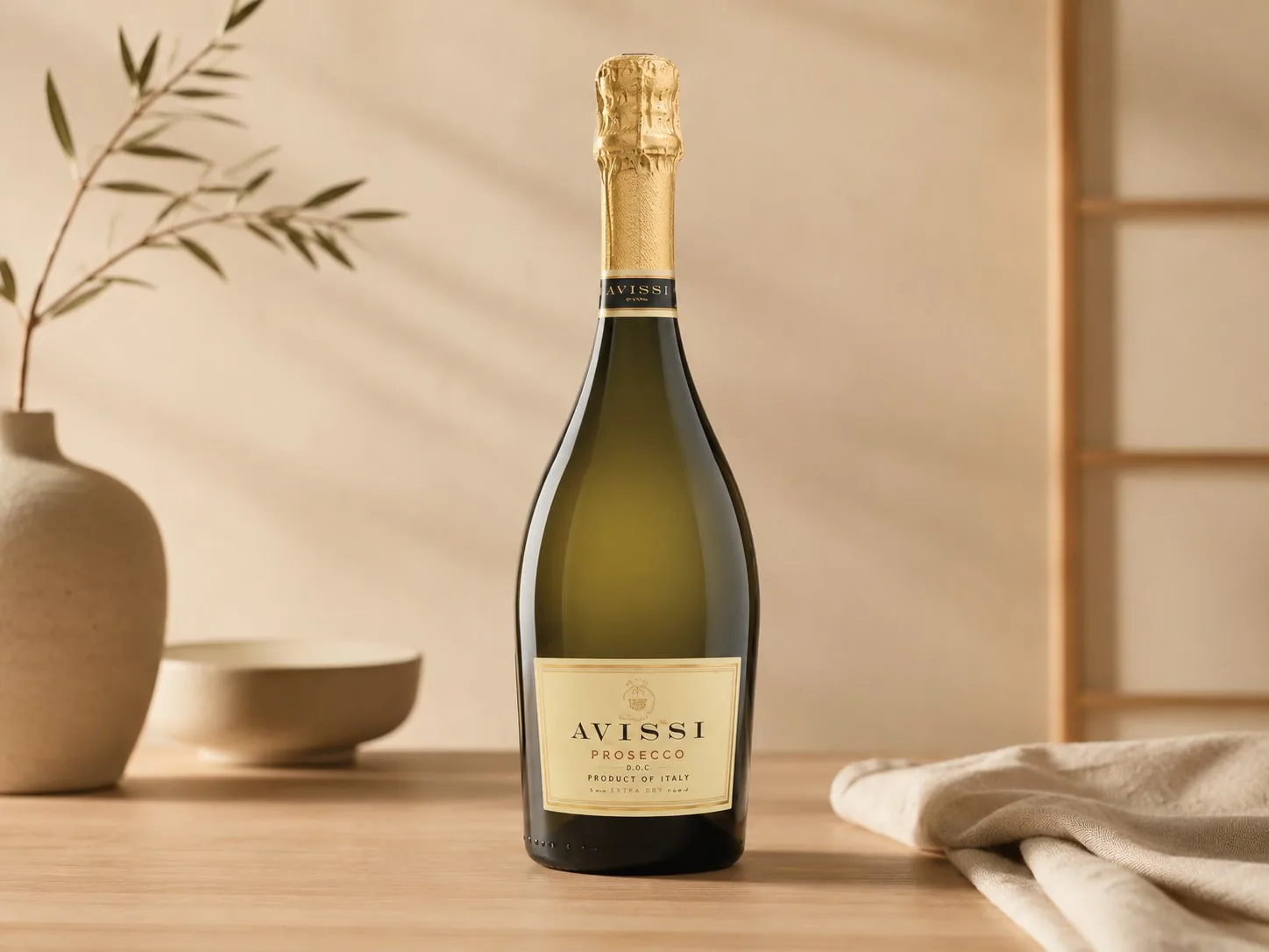 Avissi Prosecco Extra Dry - 750 ml / 187 ml served at Mizumi Sushi in Encino