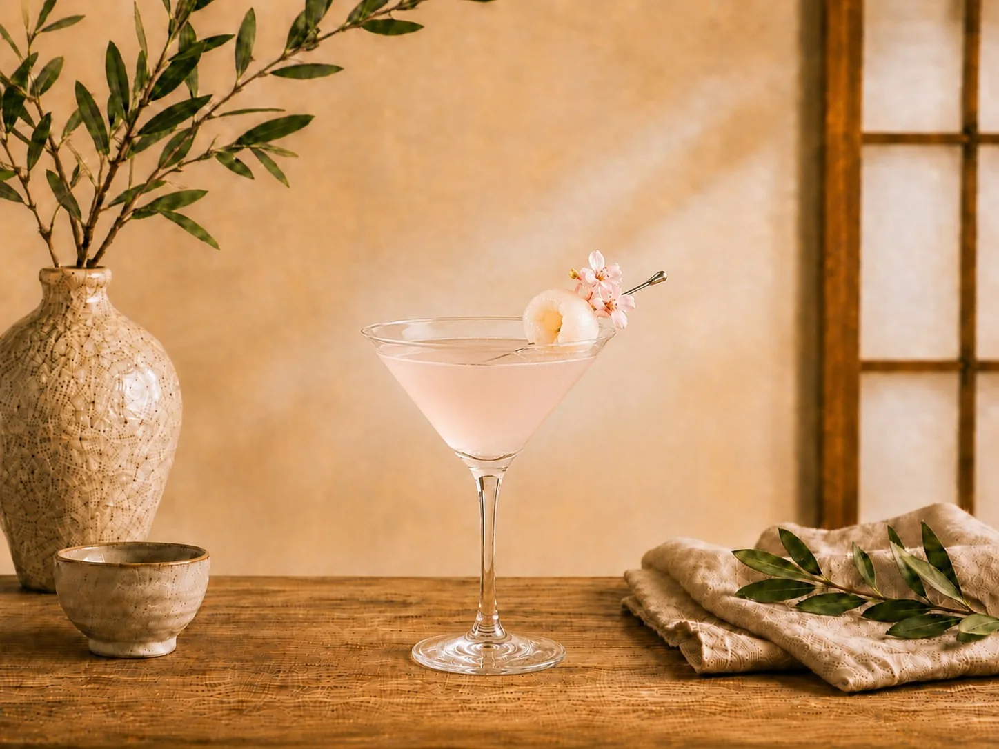 Lychee Blossom served at Mizumi Sushi in Encino