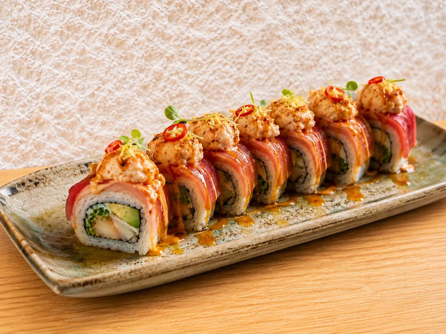 Blvd Roll at Mizumi Sushi in Encino