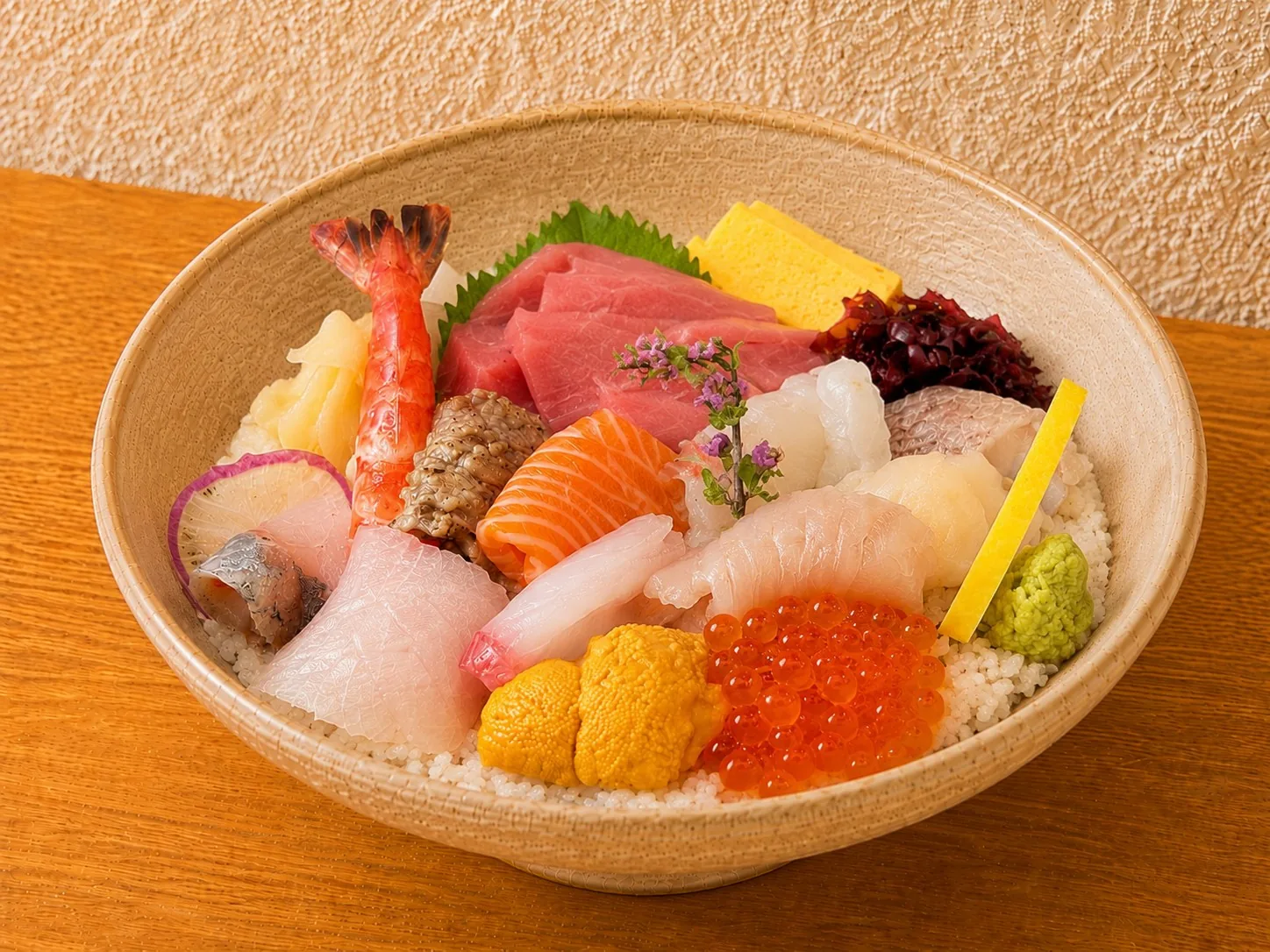 Chirashi Bowl served at Mizumi Sushi in Encino