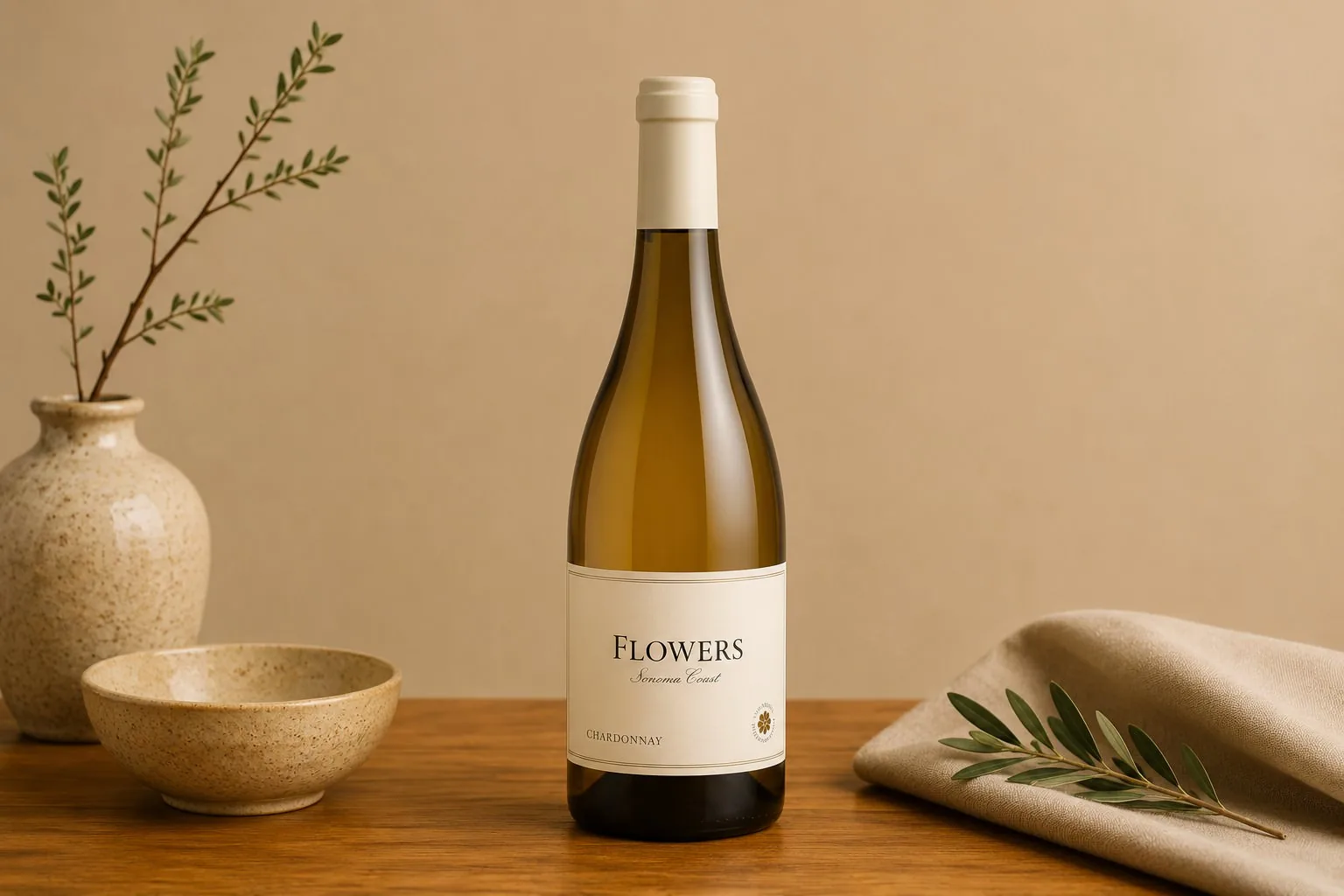 Flowers Chardonnay Sonoma Coast 2024 (750 ml.) at Mizumi Sushi in Encino