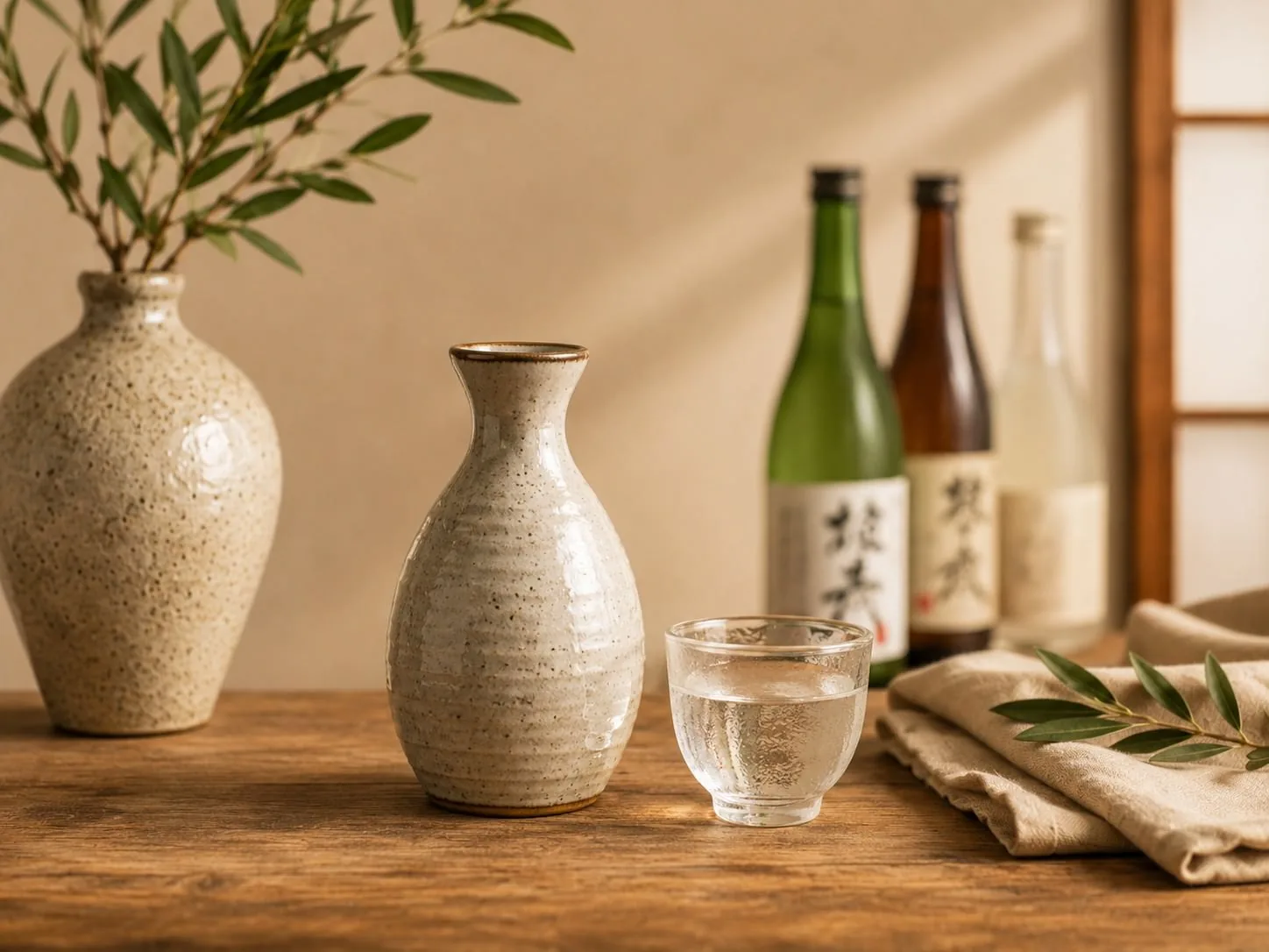 House Sake (300 ml.) at Mizumi Sushi in Encino