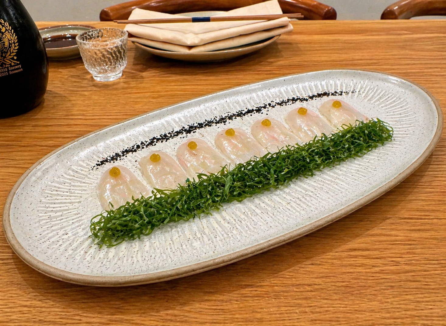 Signature Sashimi item at Mizumi Sushi