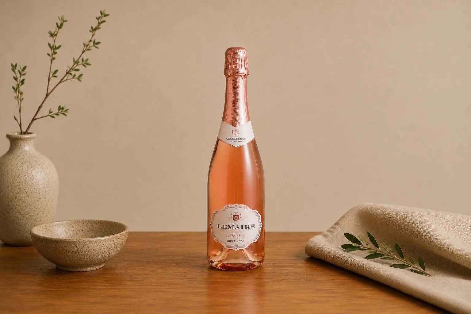 Les Alliés Sparkling Brut Rosé (180 ml.) at Mizumi Sushi in Encino