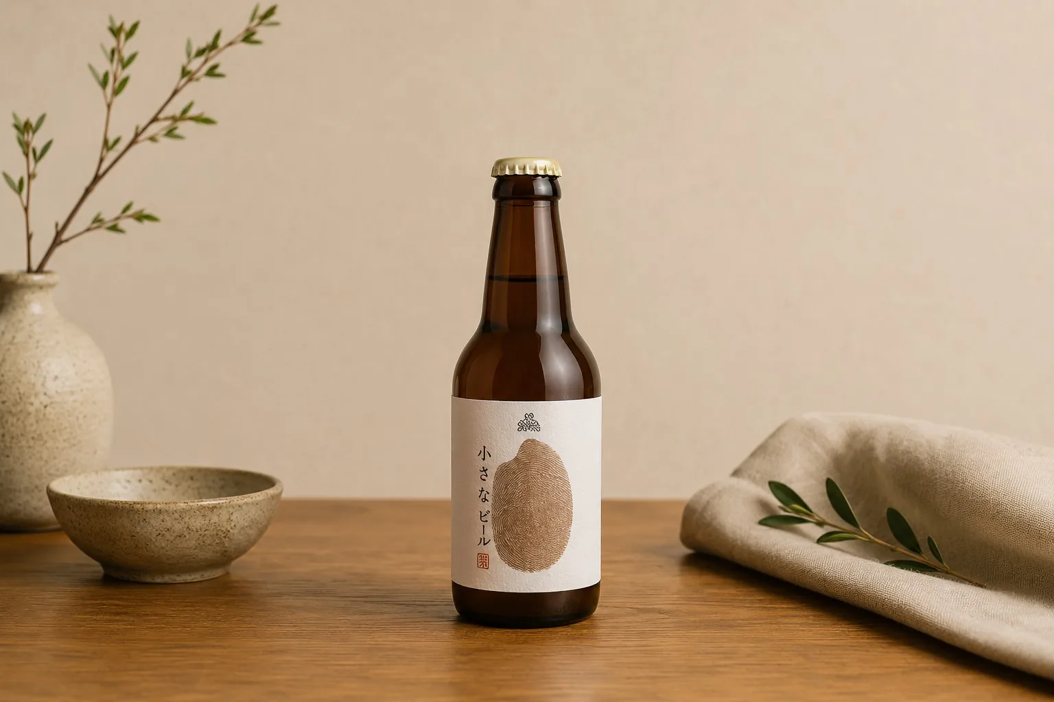 Mori to Mori Rice Ale (330 ml.) at Mizumi Sushi in Encino