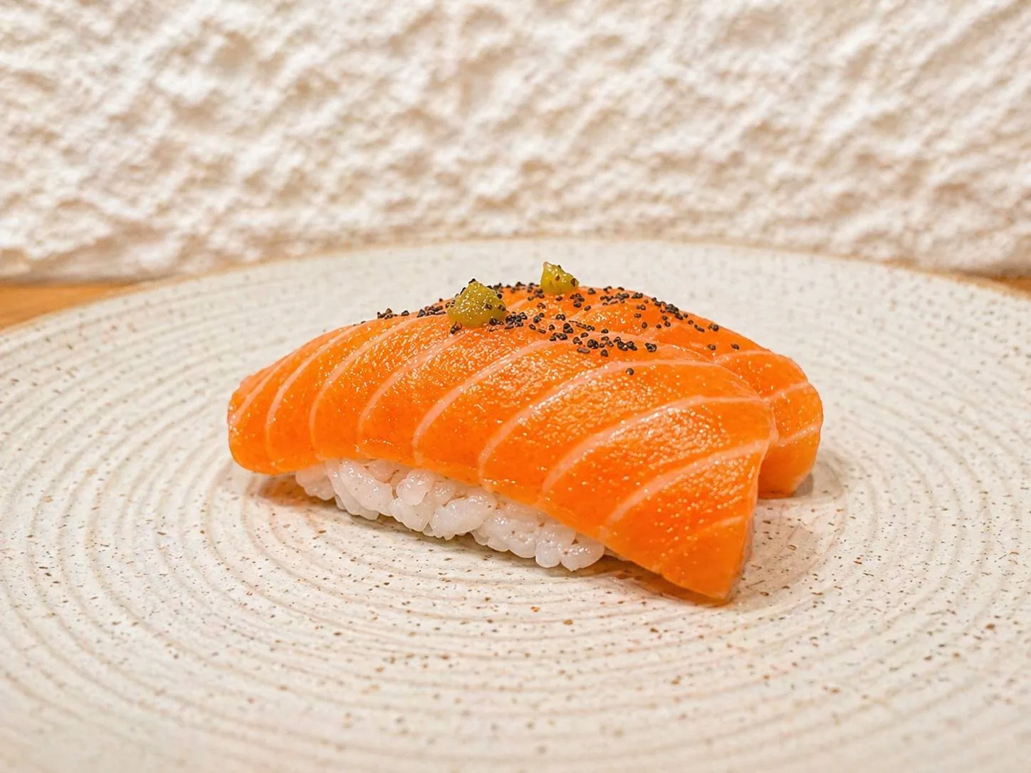 Ora King Salmon at Mizumi Sushi in Encino
