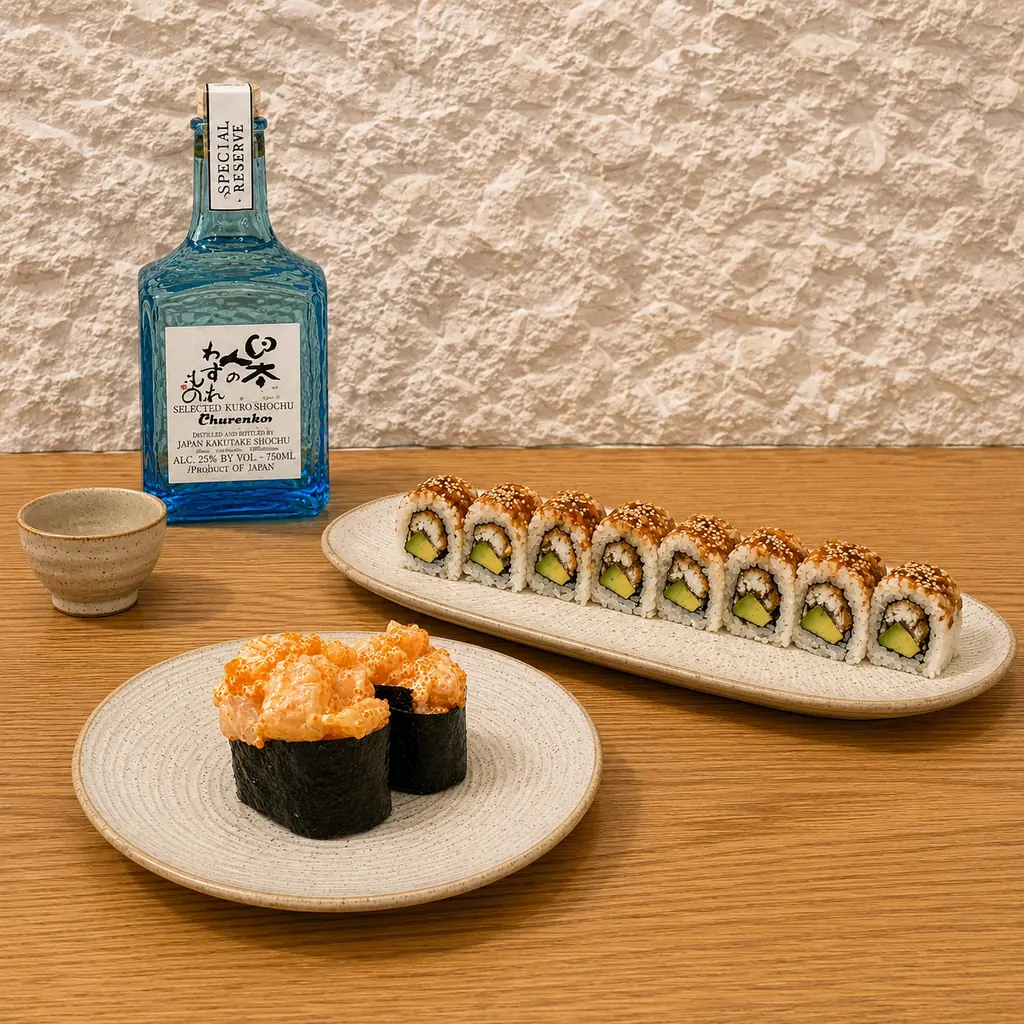 Nigiri and sashimi formats presented at Mizumi Sushi
