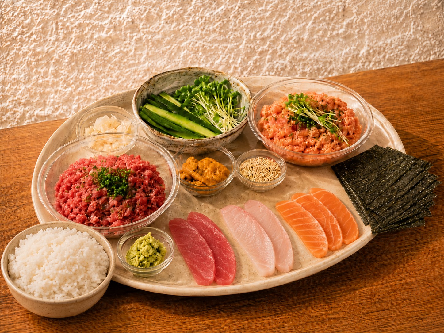 Premium make your own HD Kit at Mizumi Sushi in Encino