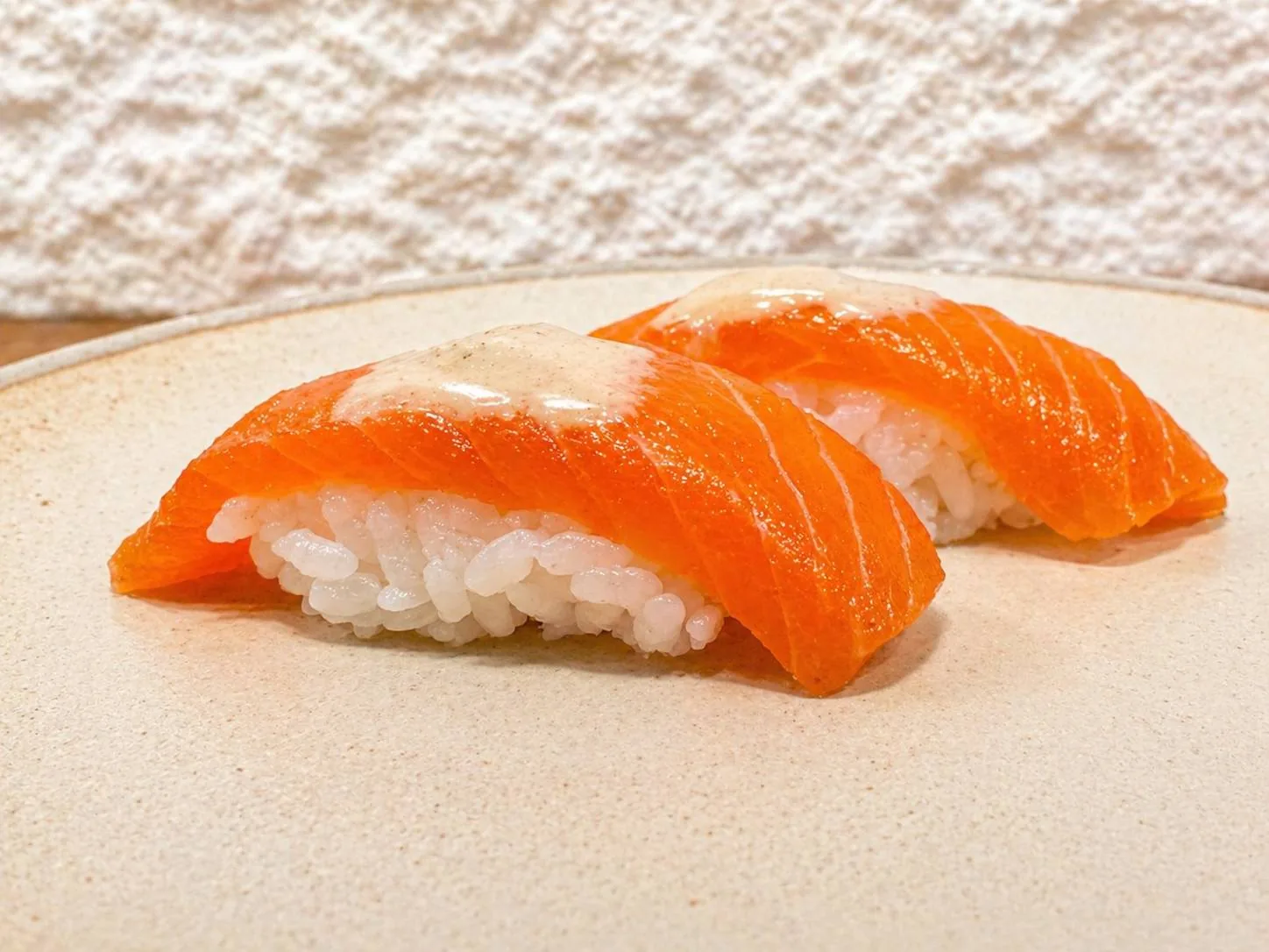 Scottish Salmon (Sake) at Mizumi Sushi in Encino