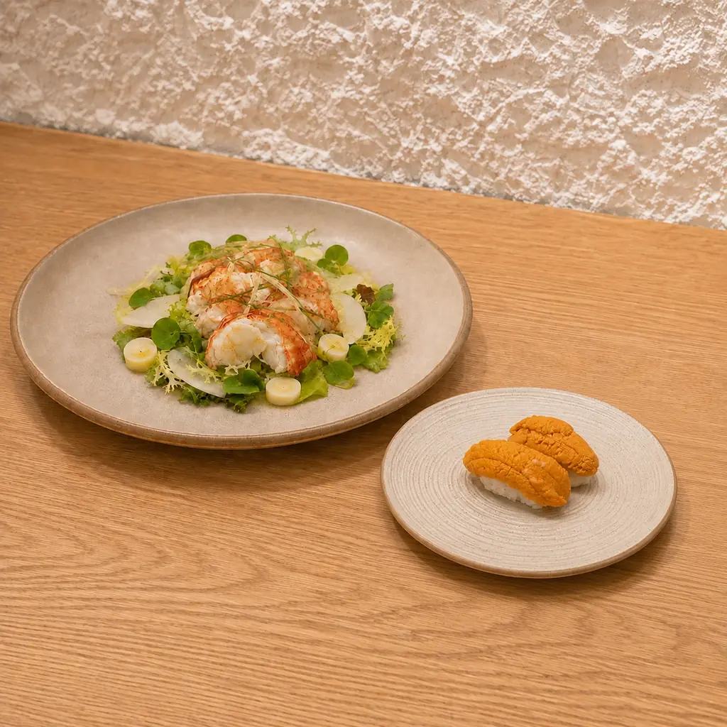 Nigiri showing the relationship between seafood and sushi rice