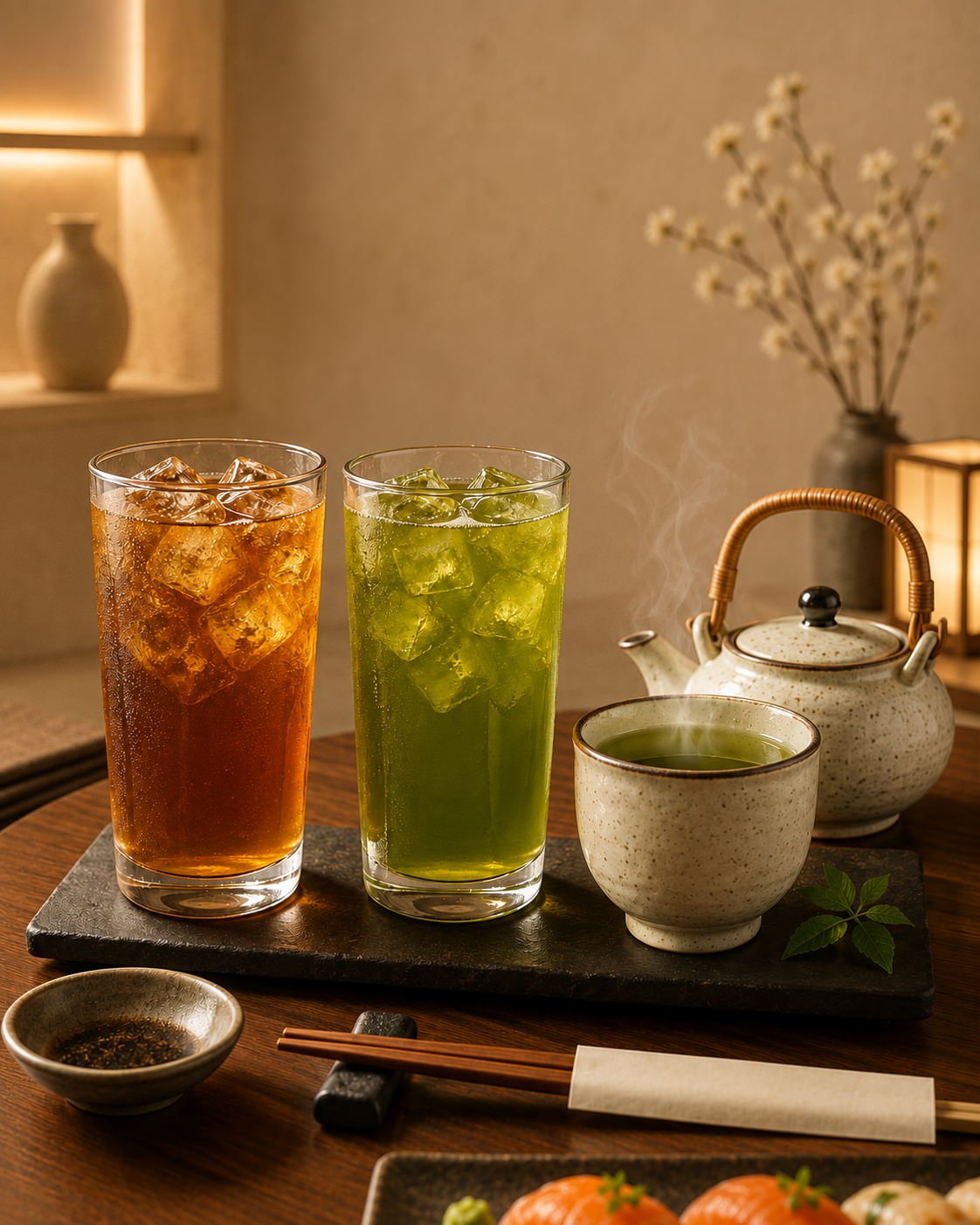 Iced Tea, Iced Green Tea, Hot Green Tea (No Refills) at Mizumi Sushi in Encino