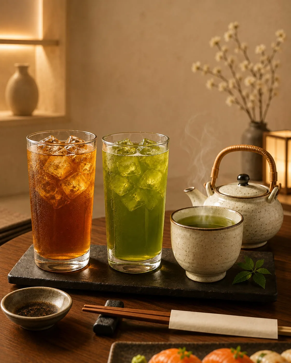 Iced Tea, Iced Green Tea, Hot Green Tea (No Refills) at Mizumi Sushi in Encino