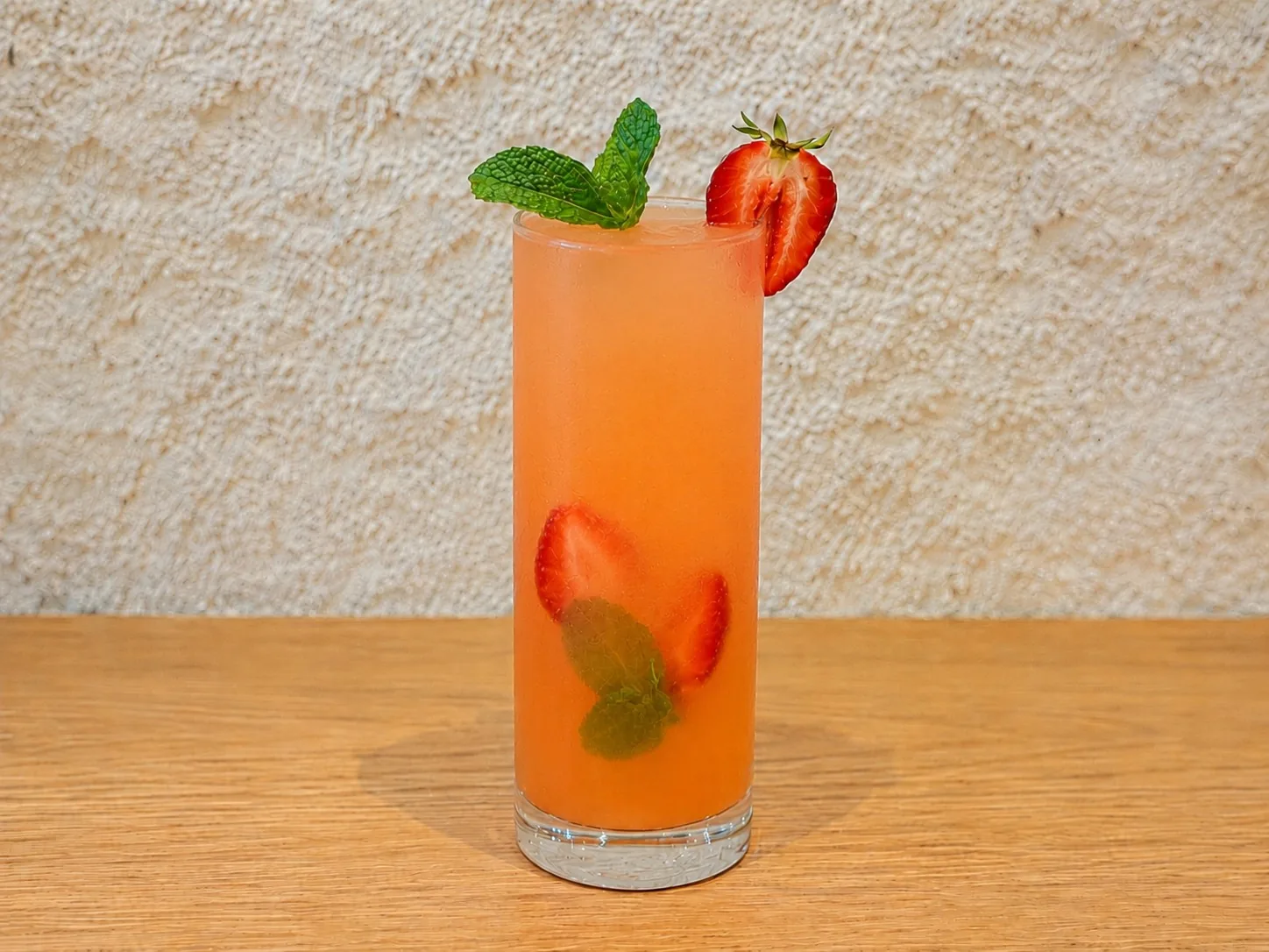Tokyo Strawberry Mojito served at Mizumi Sushi in Encino