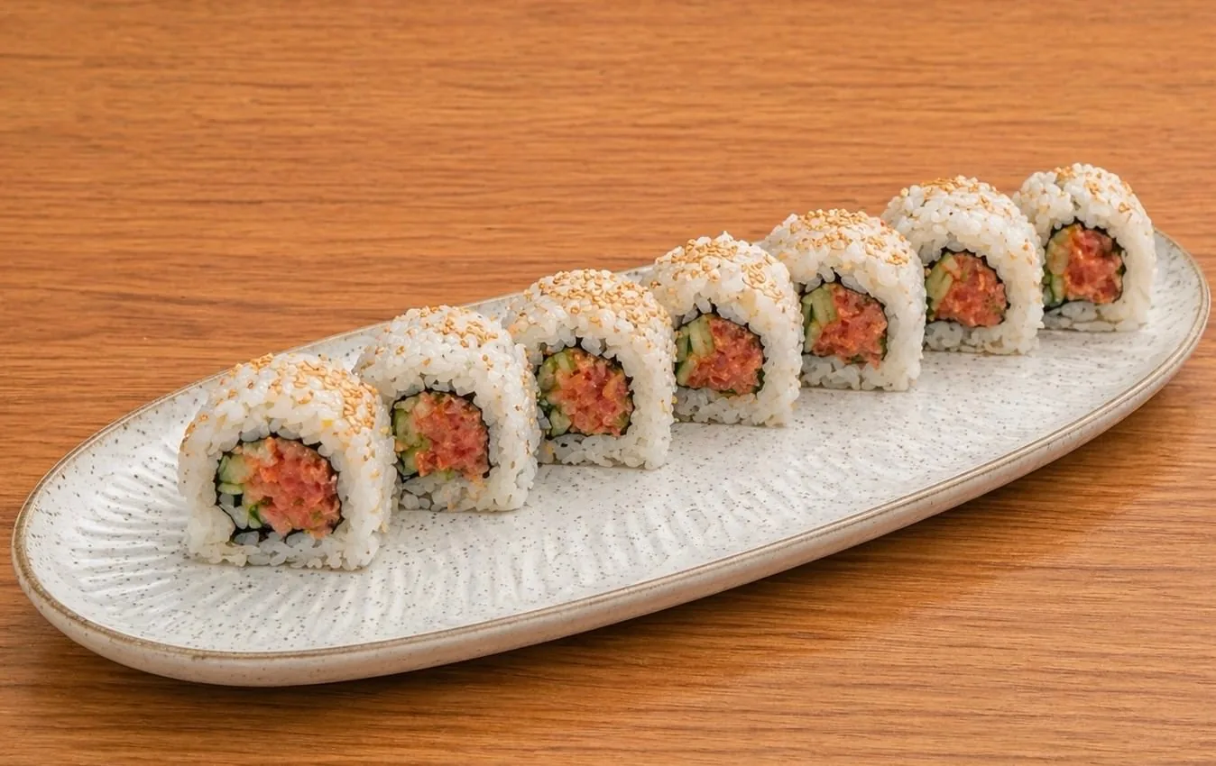 Spicy Tuna roll / Cucumber at Mizumi Sushi in Encino