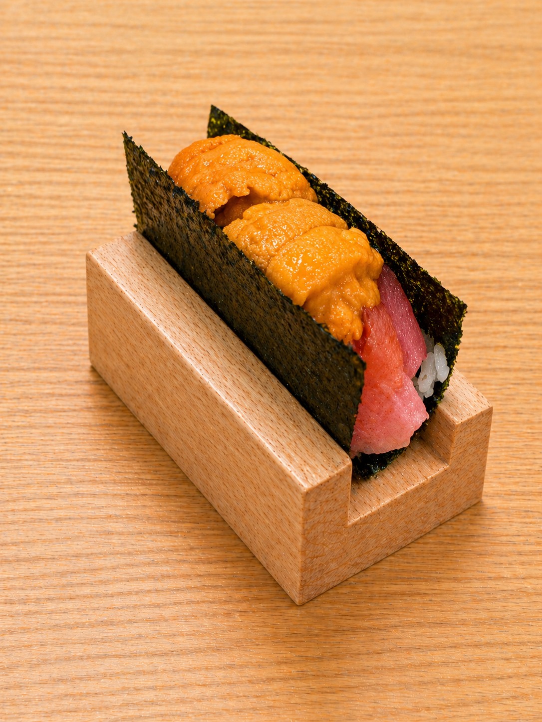 Signature Temaki Trio item at Mizumi Sushi