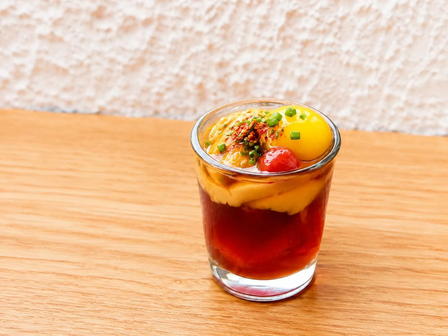 Uni Shooter served at Mizumi Sushi in Encino