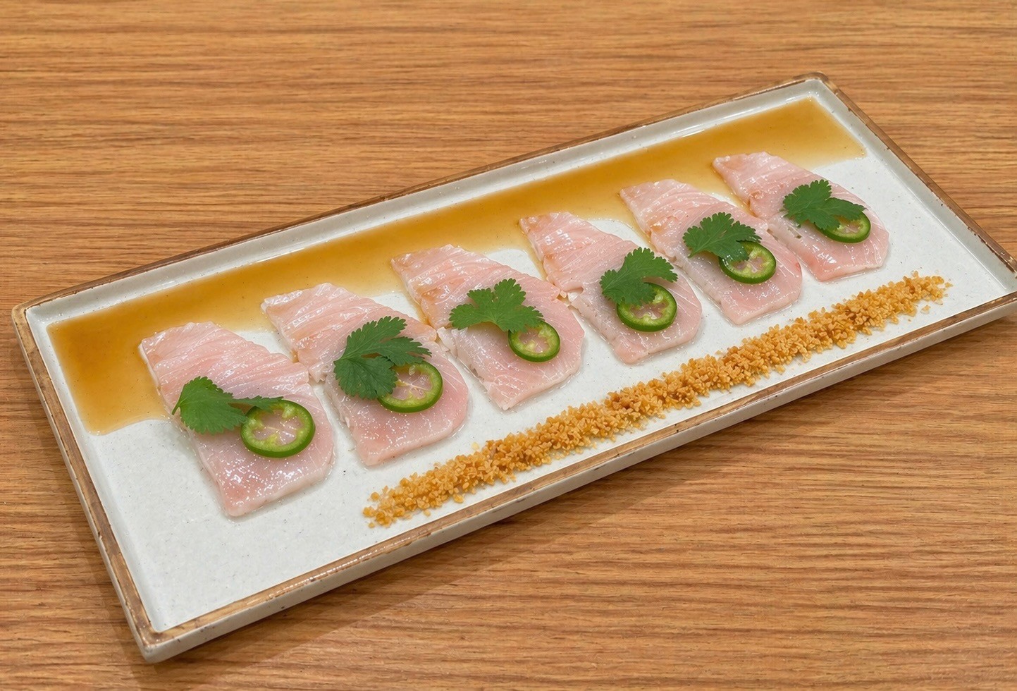 Signature Sashimi item at Mizumi Sushi