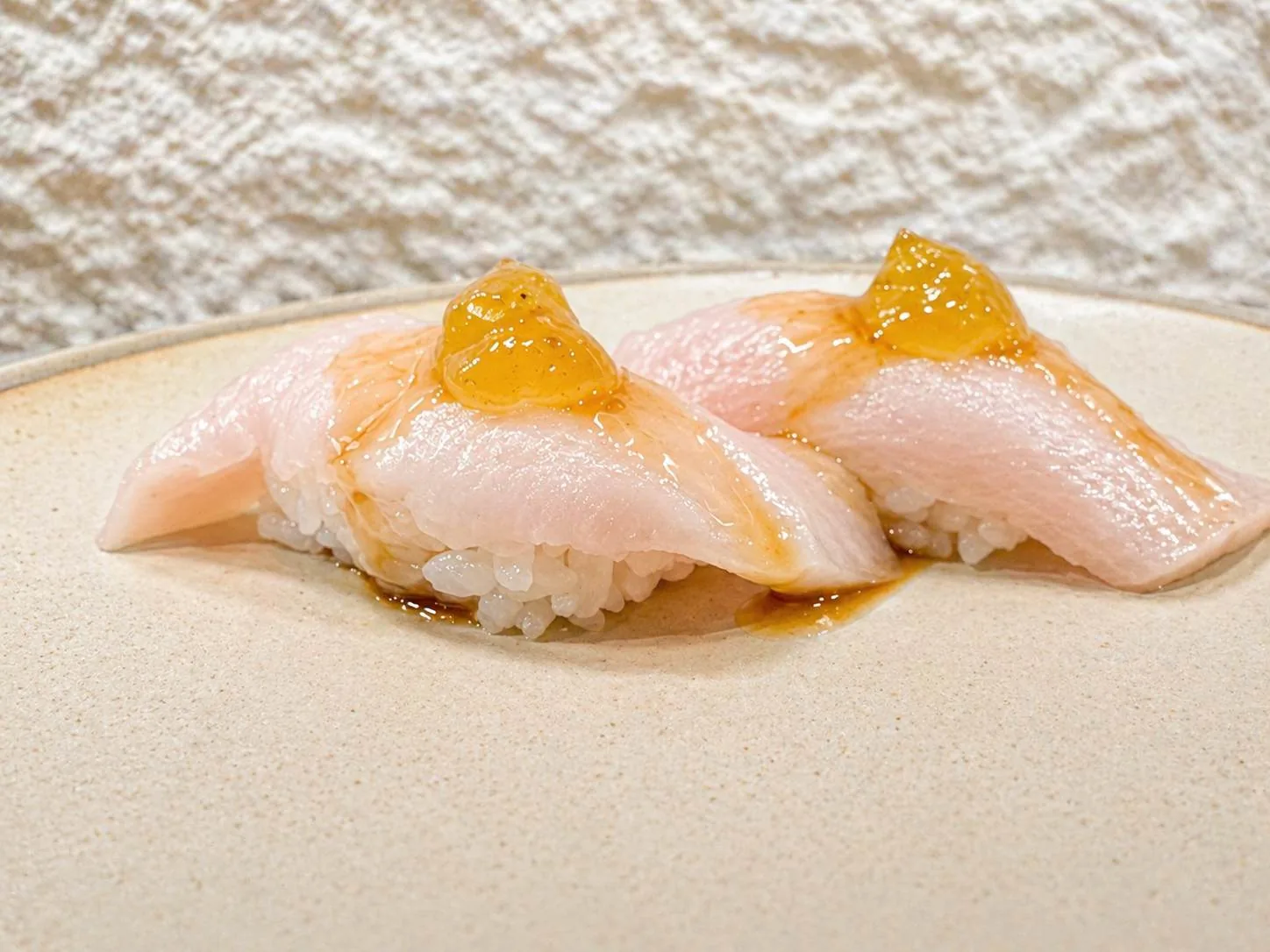 Yellowtail (Hamachi) at Mizumi Sushi in Encino